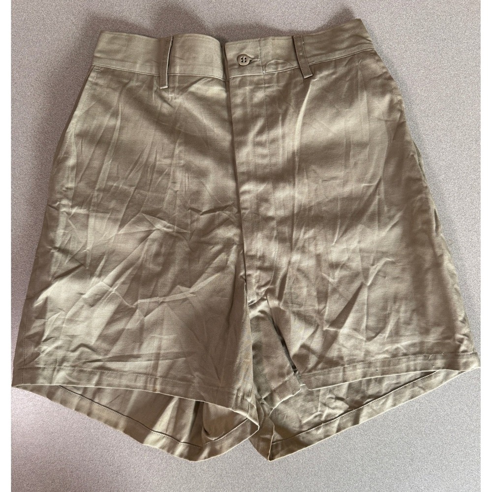 Vintage 1957 USAF Tropical Khaki Shorts Mens Rapid Zipper Charles‎ Meyers w27